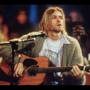 Kurt Cobain mtv unplugged inspired sweater